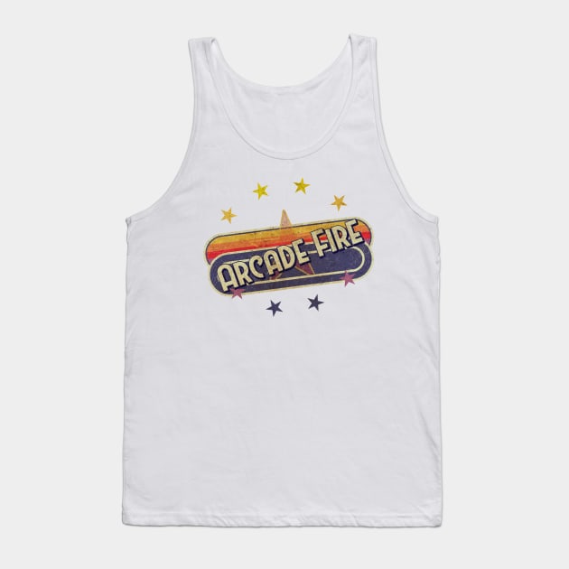 ElaCuteOfficeGirl Vintage Arcade Fire Tank Top by ElaCuteOfficeGirl Waving Hand